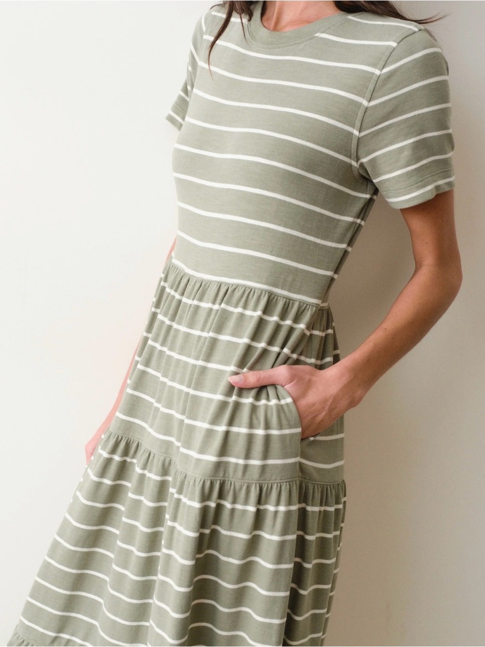Marine Layer Luxe Sueded Midi Dress - medium - new! - Picture 3 of 7